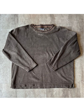 Vintage Patagonia Rhythm Fleece Sweater Mens XL Brown